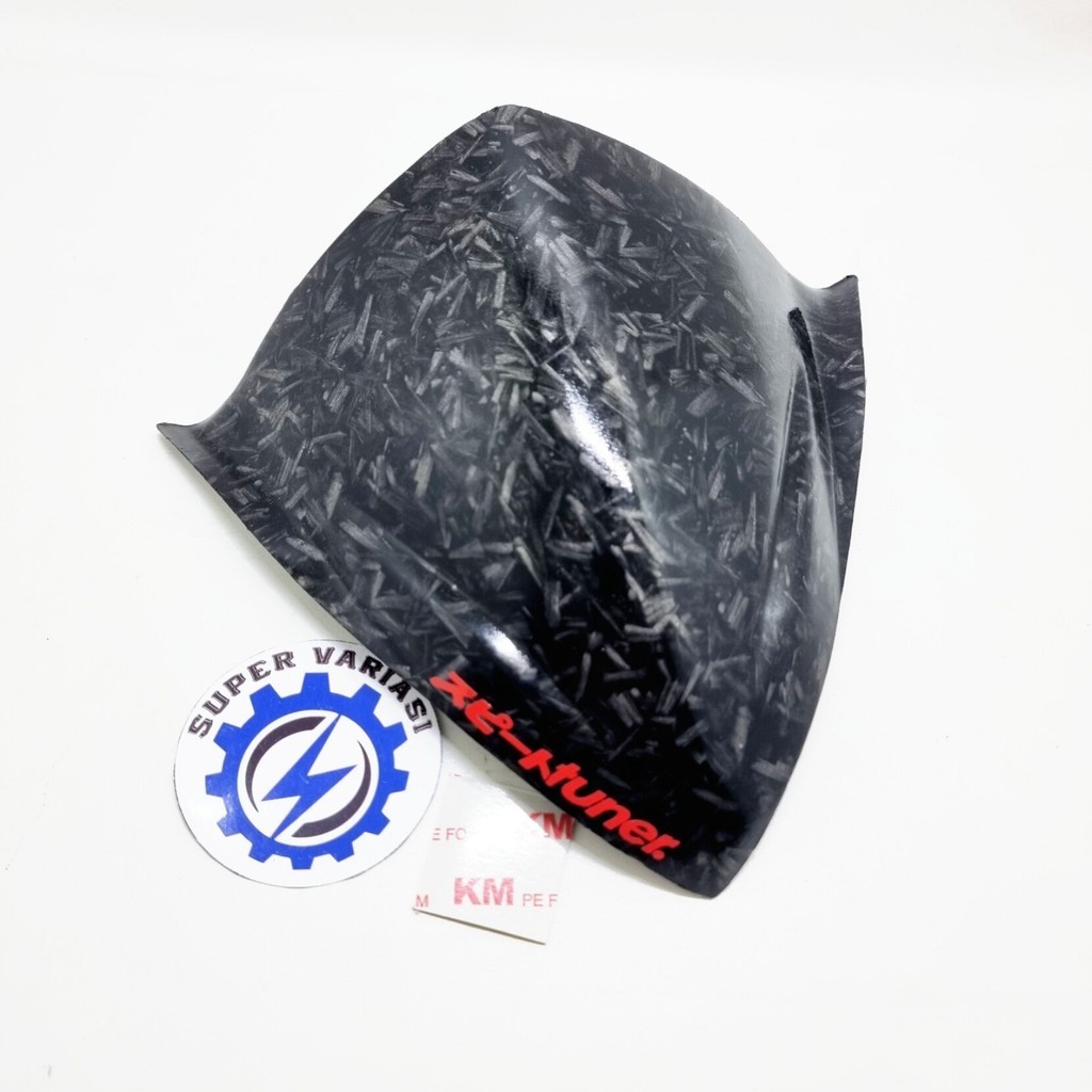 visor karbon forged  free stiker dan double beat 2012-2014- karbon celup