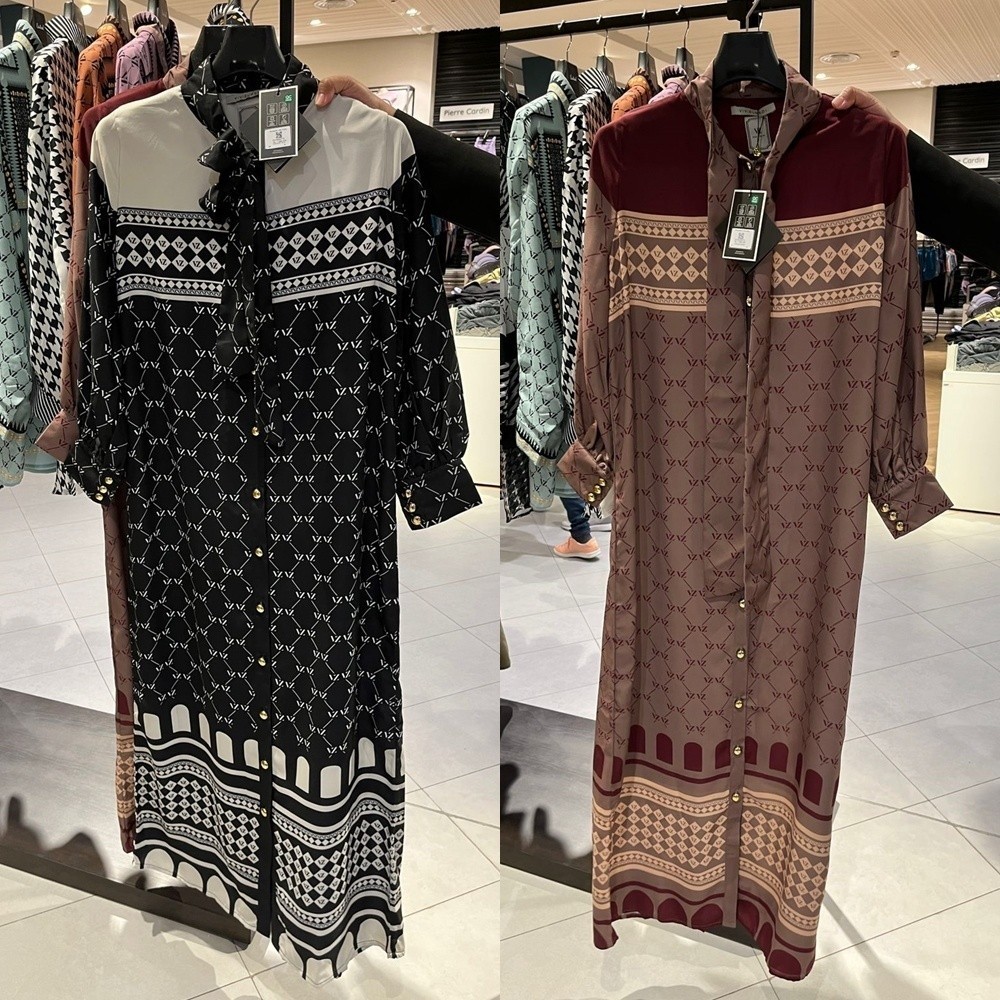 PROMO CUCI GUDANG VZ Monogram Lady Dress All Size NEW Original by Vivi Zubedi #VZNYSeasonCollection