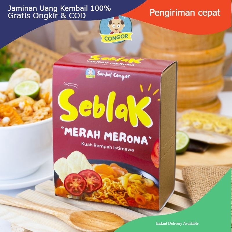 

Seblak Merah Merona ala Sambel congor INSTAN TERMURAH