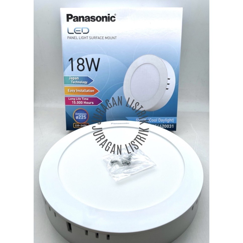DOWNLIGHT OUTBOW 18W 18 W 18WATT 18 WATT BULAT PANASONIC - Putih