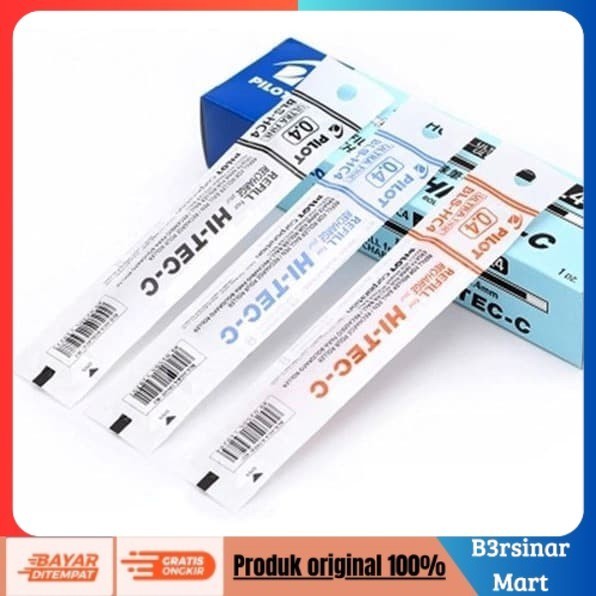 

[[KUALITAS TERBAIK]] PILOT REFILL ISI PEN HITECH / ISI PULPEN HITECH 0.25/.0.3/ 0.4 Biru, 0.3 COD