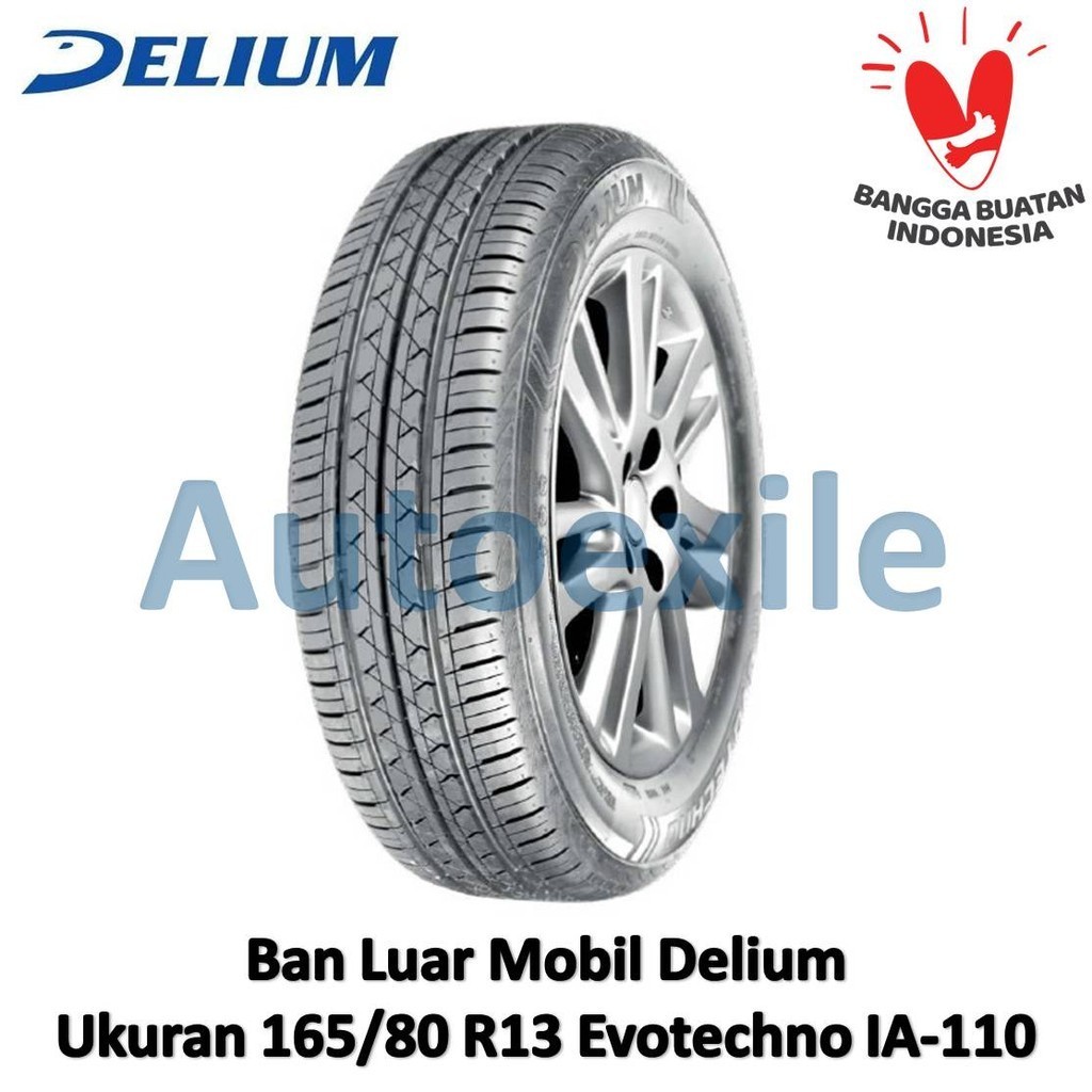 Delium 165/80 R13 Evotechno IA-110 Ban Luar Tubeless Radial Mobil Penumpang 165/80R13 Ring 13