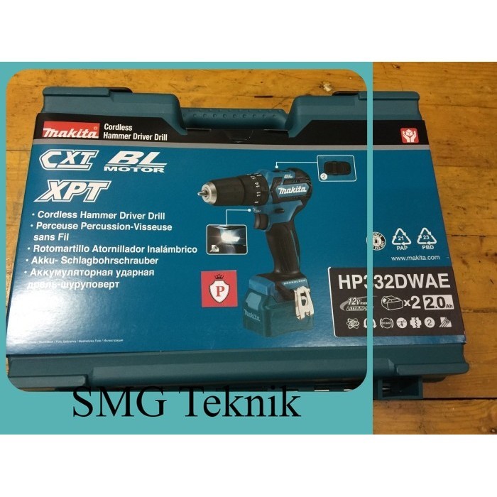 Termurah Mesin Bor Cordless HP 332 DWAE MAKITA ( Hp332Dwae Makita ) DCM783