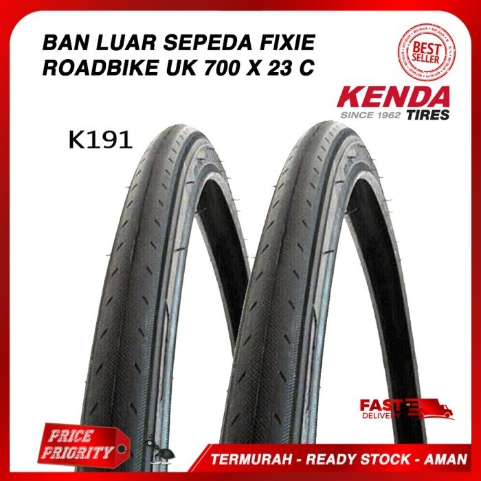 Ban Luar KENDA 700 x 23c Ban Luar Sepeda FIXIE Roadbike 700 Roadbike