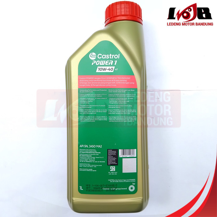 ✨BISA COD✨ - Oli 4T Castrol Power 1 10w40 motor sport 1liter