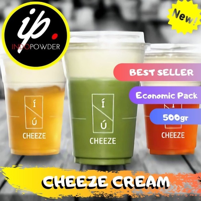 

PROMO Aneka Minuman 500 GRAM - Bubuk CHEESE CREAM 500gram - CHEESE CREAM Powder 500gram