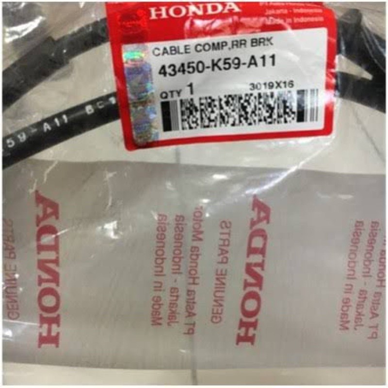 kabel rem vario 150 cbs,vario 125 cbs,beat fi cbs k59
