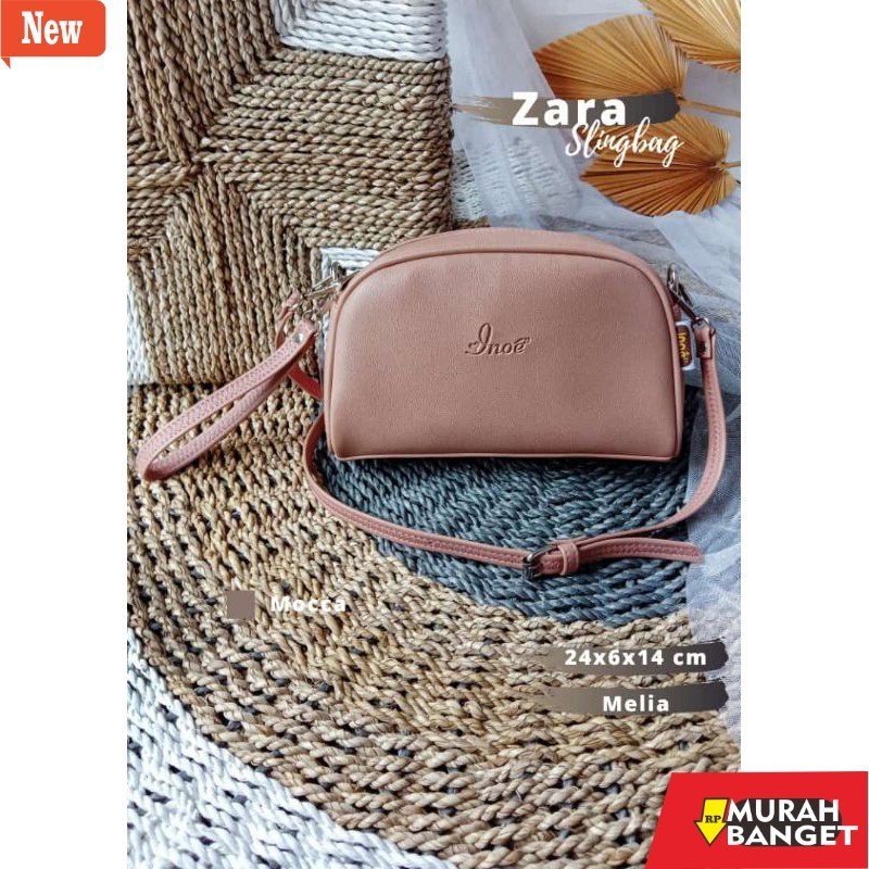 Selempang Wanita Kekinian Tas selempang inoe zara slingbag dapat tali panjang dan tali pendek