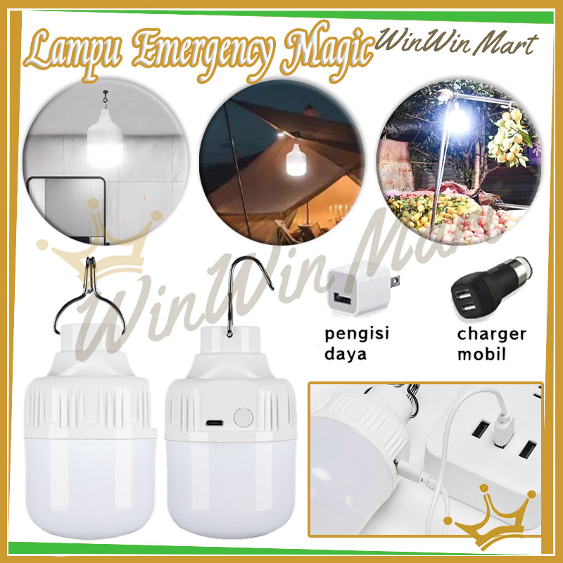 Bohlam Lampu LED Emergency/Lampu Emergency Magic/Bohlam Bolam Lampu Sentuh Emergency