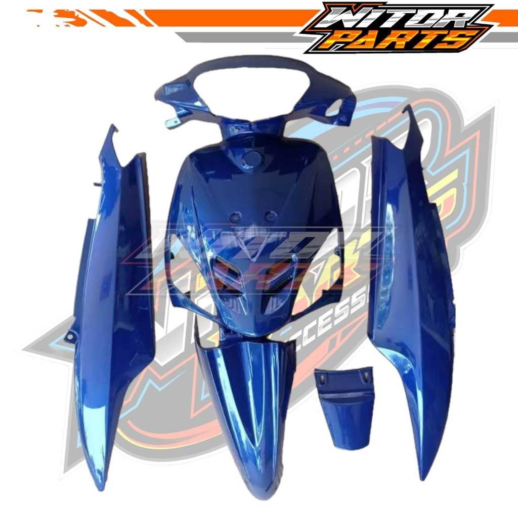 ECERAN SATUAN - Full Bodi Body Motor Mio Sporty Full Set Biru Tua / Cover Body Yamaha Mio Sporty Ful