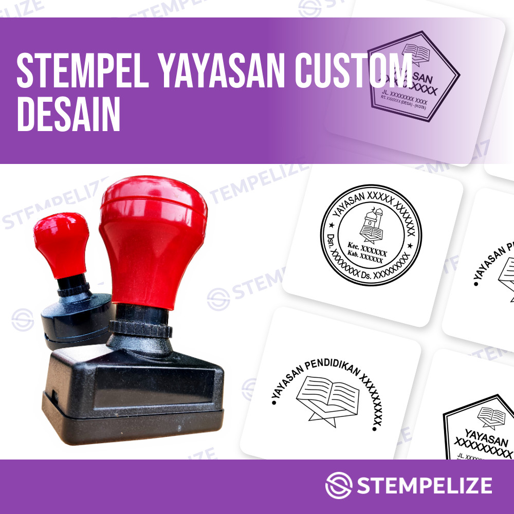 

Stempel Yayasan Custom desain