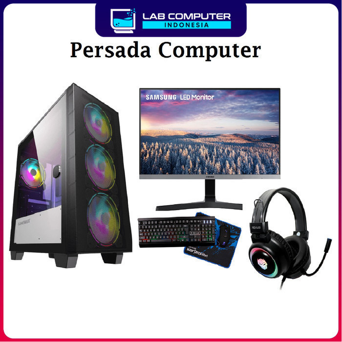 Full Set PC Gaming Intel i7 10700F | GTX 1050ti 4GB | LED 24"