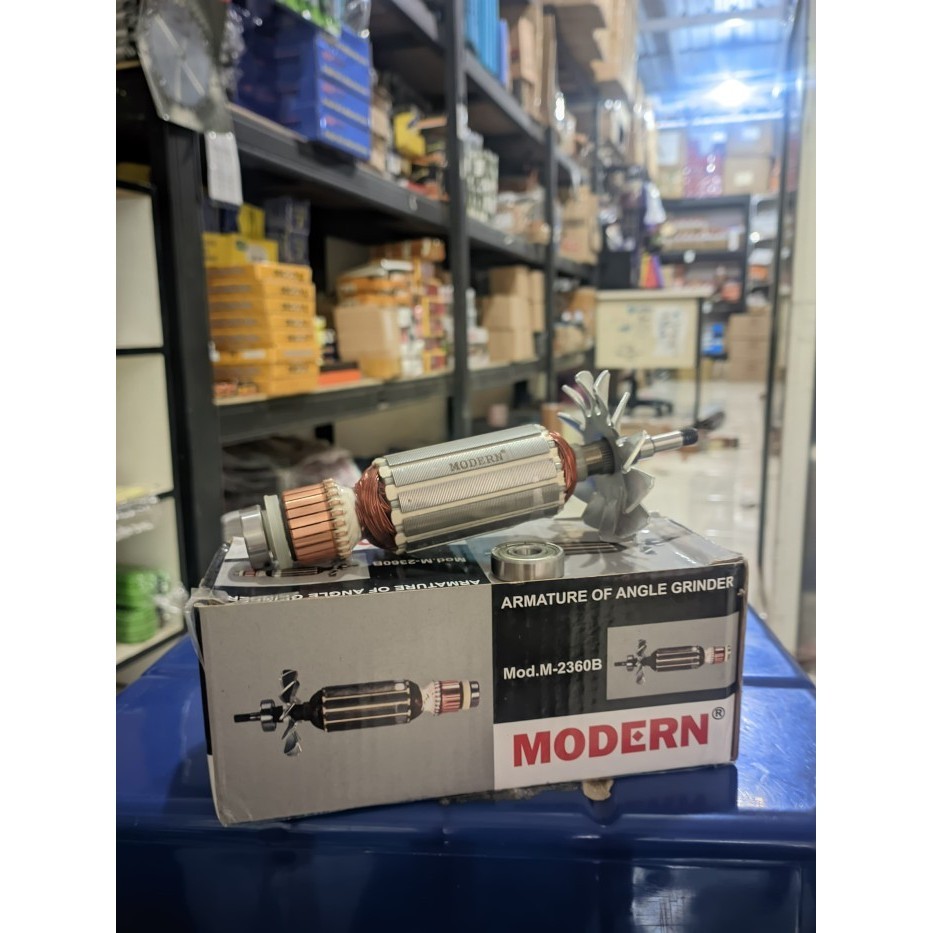 MODERN Angker Mesin Gerinda M 2360B Gerinda Grinda Gurinda Angle Grinder Armature M2360B M-2360 B M-
