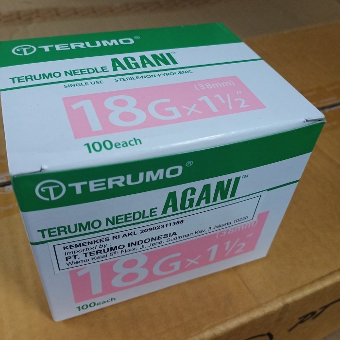 NEEDLE TERUMO NO 18G