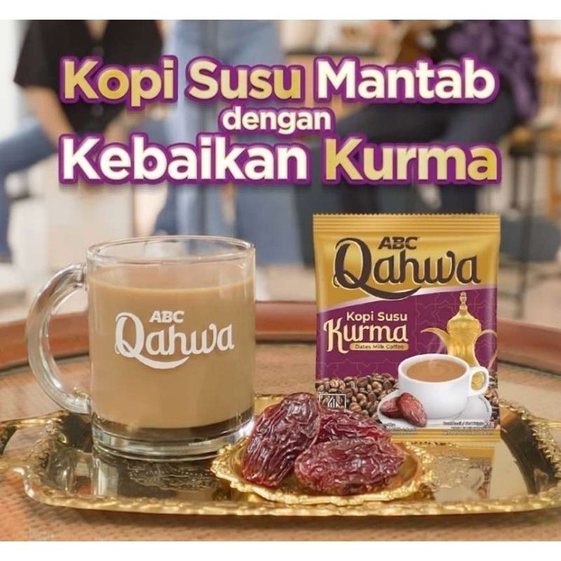 

Kopi ABC Qahwa Kurma 10 Sachet ~ Menoz Stores