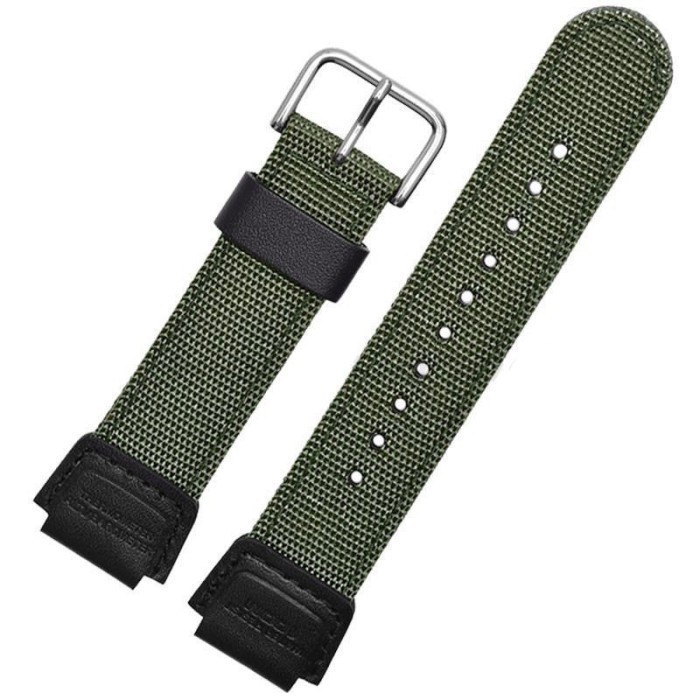 [TERMURAH] Strap Nylon Tali/Jam Kanvas Casio/Tali Kanvas Casio/Tangan Canvas Nylo - Hijau