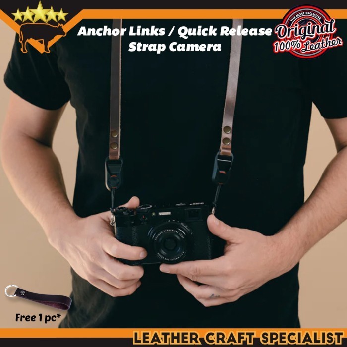 LEATHER STRAP CAMERA QUICK RELEASE ANCHOR LINKS STRAP CAMERA EXCLUSIVE