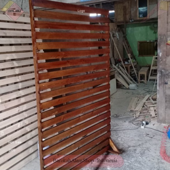 READY STOK partisi/sekat ruangan kayu jati belanda