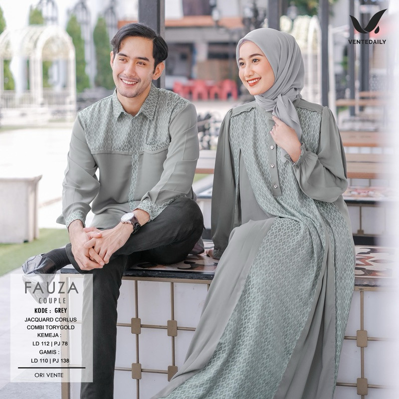 Fauza Set Baju Couple Lebaran by Vente Daily