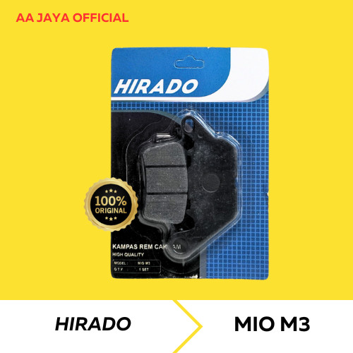 Discpad Hirado Motor Mio M3 Disped Kampas Rem Depan Motor Mio M3 Mio Z Fino