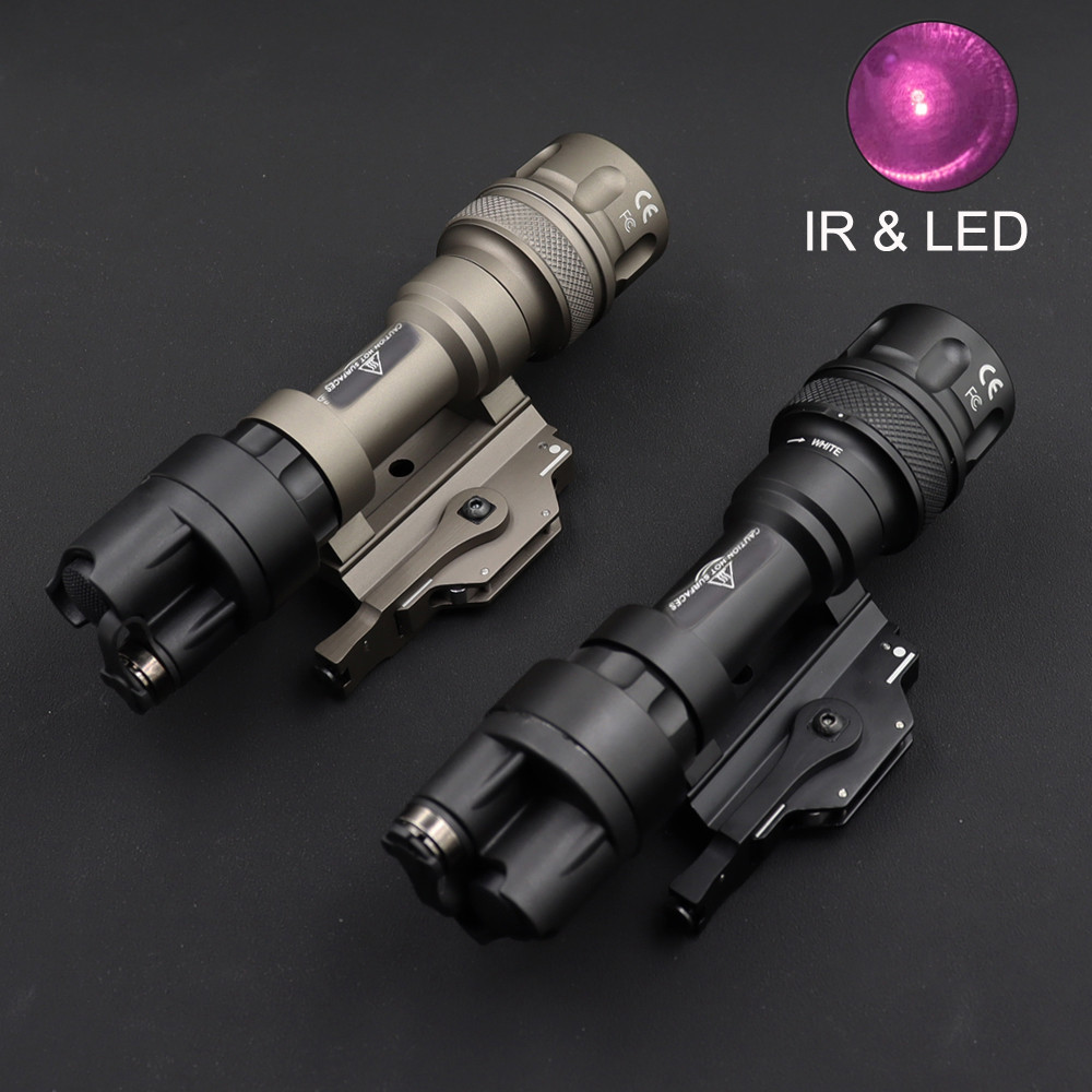 Hunting Tactical Light M952V IR Illuminator Scout Light Infrared 500 Lumens LED White Light with QD 