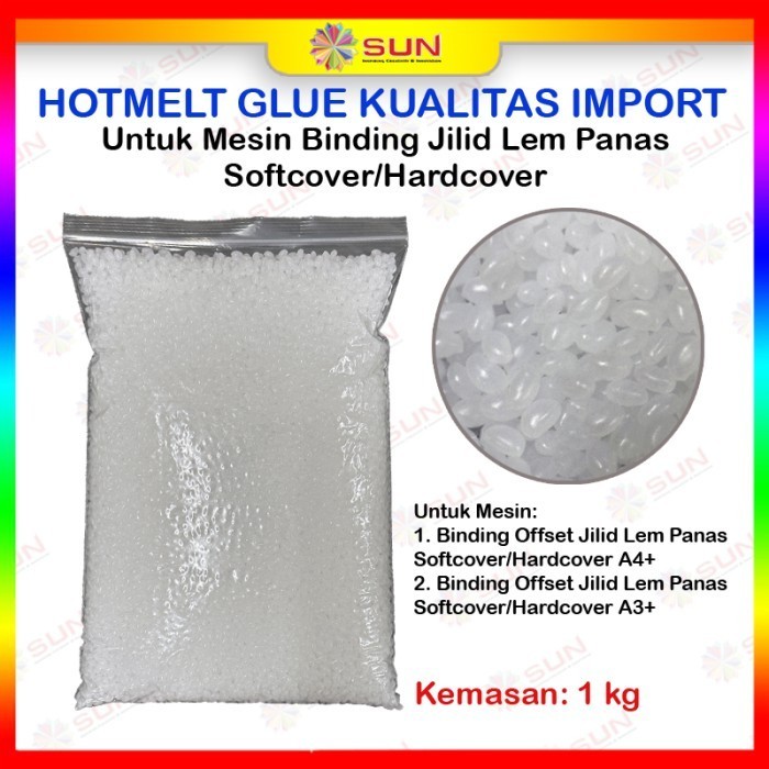 

Hotmelt Glue Import Lem Binding Jilid Buku Lem Jilid Punggung Buku x1