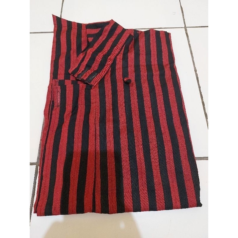 LURIK Baju Adat Lurik Pria Desa Katun Primis