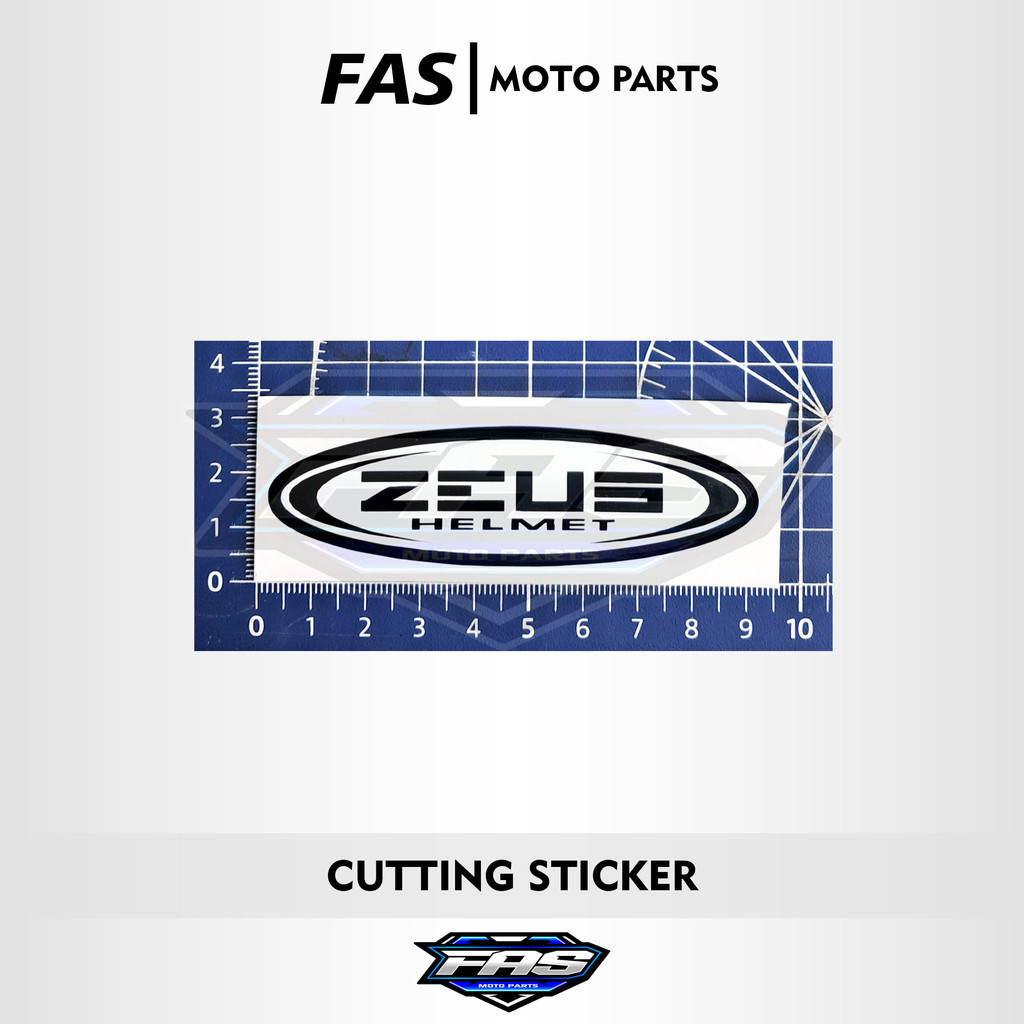 Stiker Zeus Helmet Logo