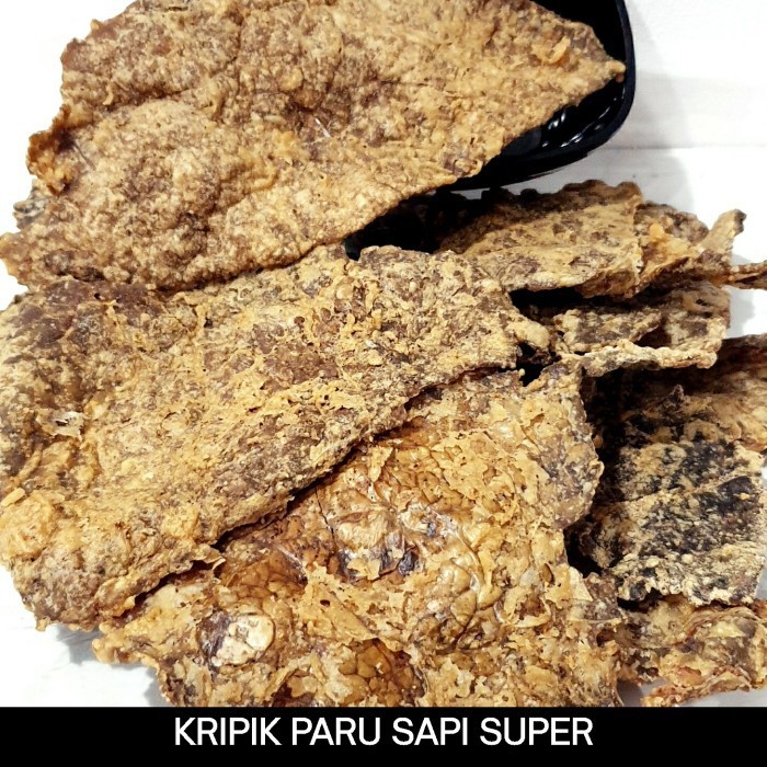 

[[ K23 - BEST SELLER ]] Kripik Paru Sapi Kering Krispi