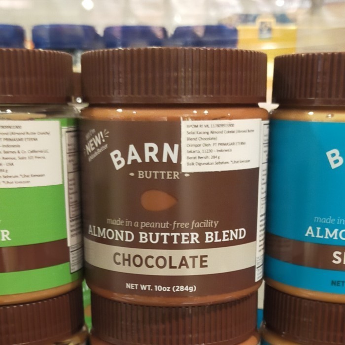 

barney almond butter blend chocolate 284gr selai spread cokelat coklat