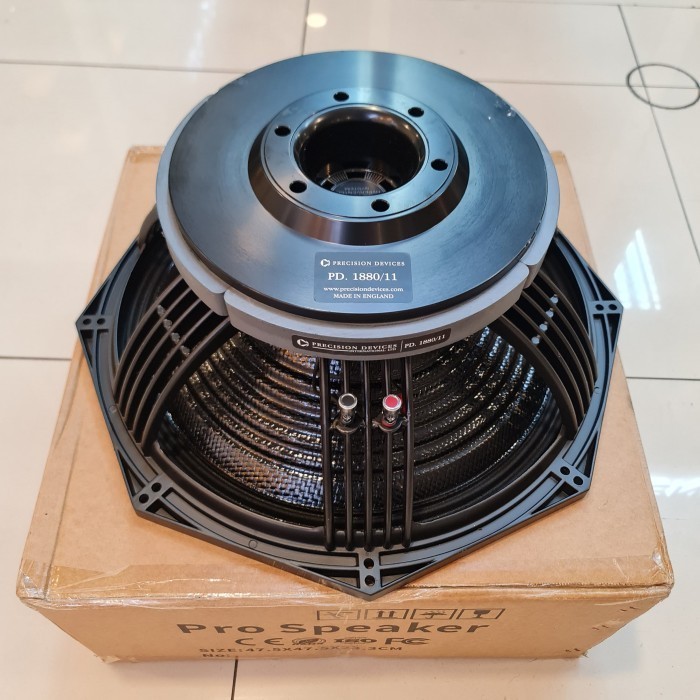 speaker component pd1880 pd 1880 daun carbon 18inch vc 5in