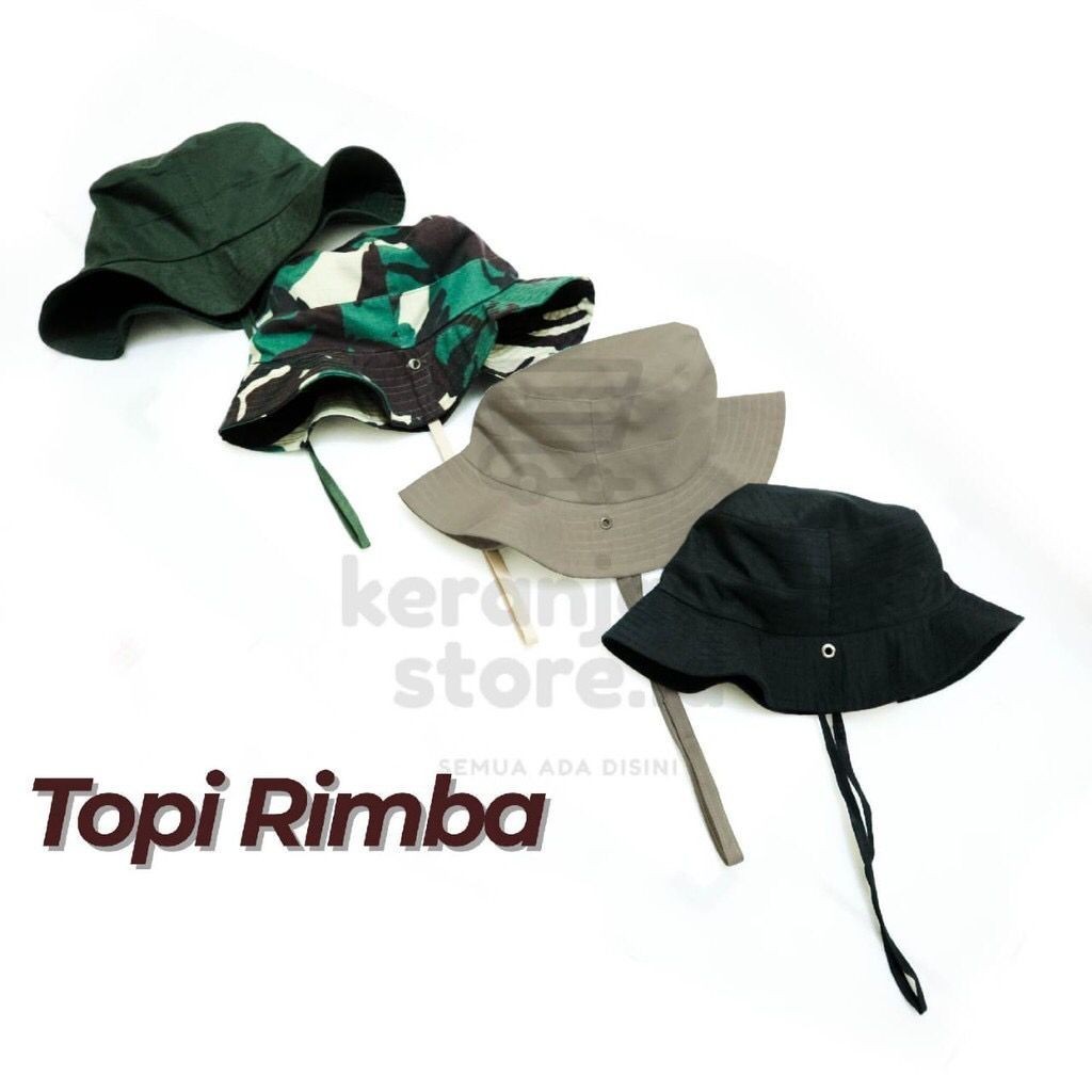 (GTRT) GROSIR TOPI RIMBA TACTICAL POLOS HIKING OUTDOOR RIPSTOP TACTICAL LAPANGAN PDL CAMPING