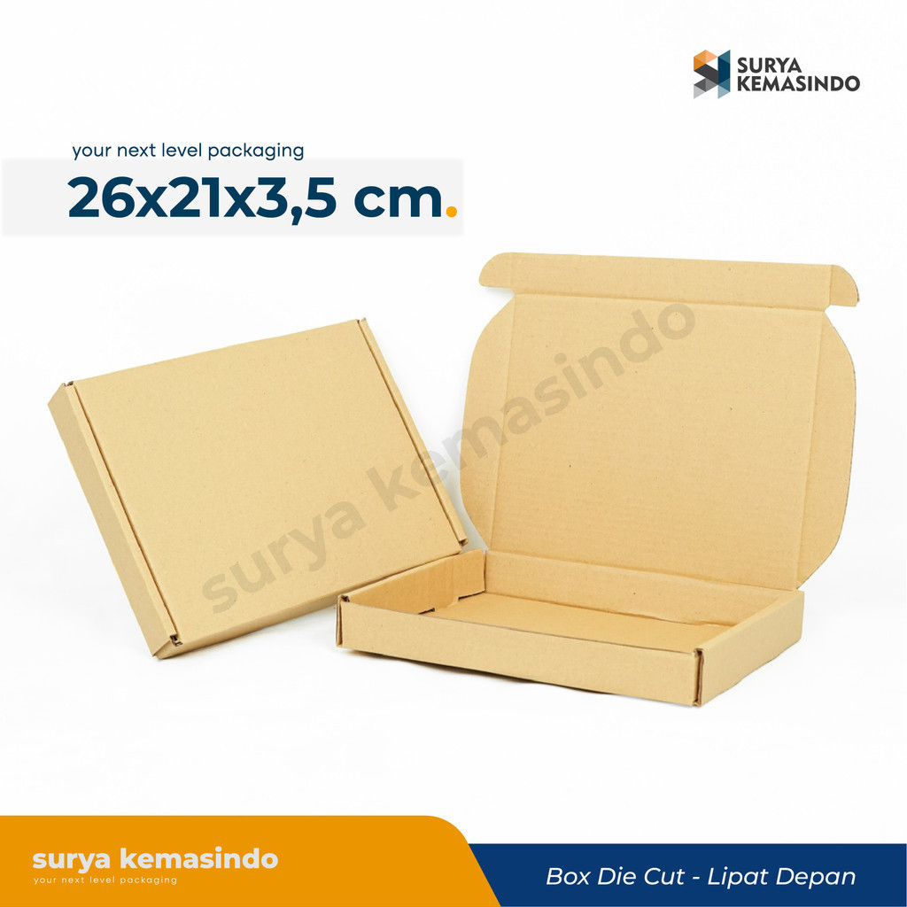 

Box 26x21x3.5 cm (sinta) Kardus/Box/Karton/Polos