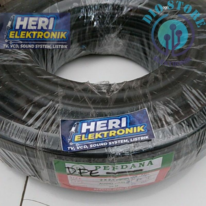 kabel 2x2,5mm perdana serabut tembaga