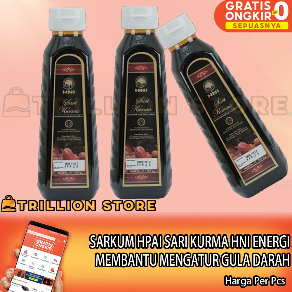 

HNI Sari Kurma HPAI Healthy Dates Sarikurma Asli Minuman Kesehatan Botolan Botol Nafsu Makan Energi Stamina Anak Kesehatan Pencernaan Asli Jantung Makanan Meningkatkan Membantu Mengatur Gula Darah Mengurangi Stress Kecemasan