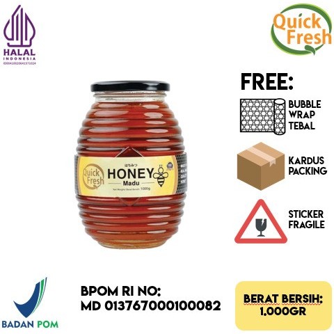 

Quick Fresh Honey / Madu 1 kg (Jar)