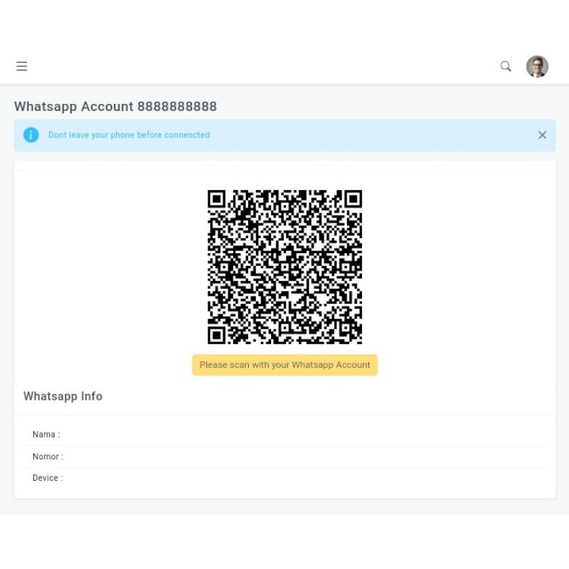 Source code (Script) Whatsapp Gateway V5.5 Multi Device | 100% NO-ENC