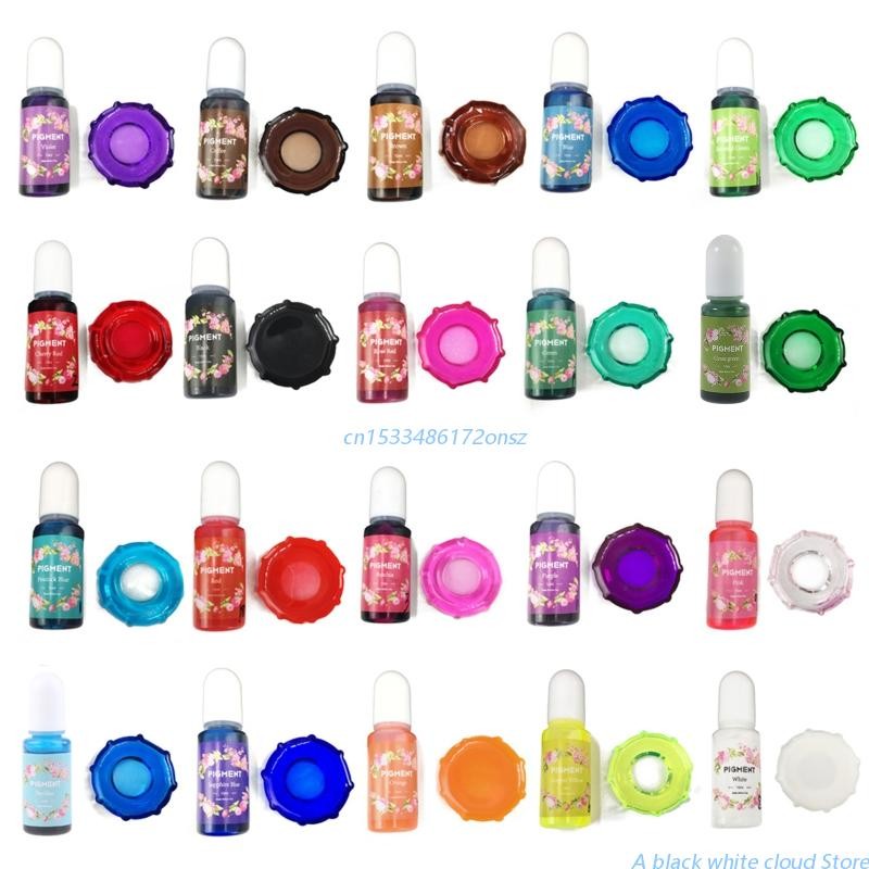 

Crystal Epoxy Pigment UV Resin Dye DIY Jewelry Colorant Art Crafts Coloring Drying Color Mixing Liquid Decorations Making