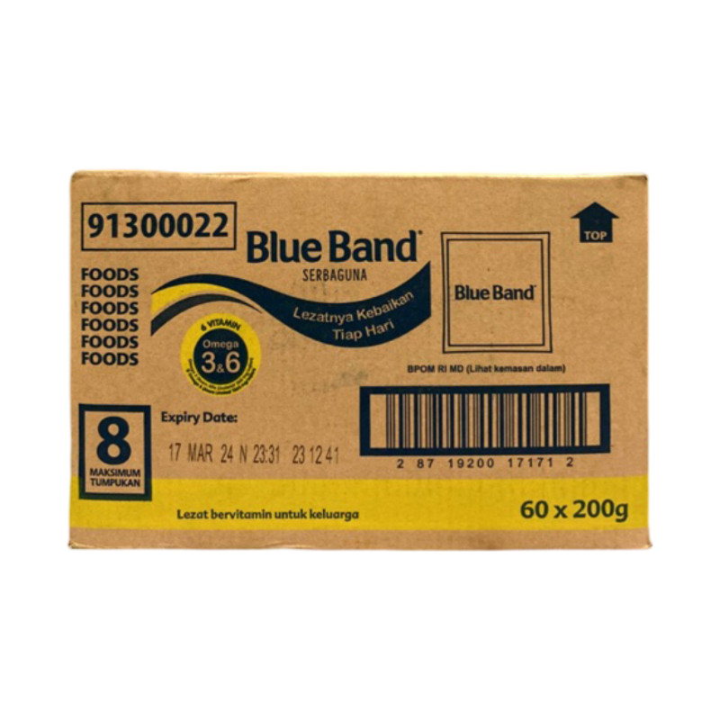 

Blue Band Margarin Serbaguna 60x200gr