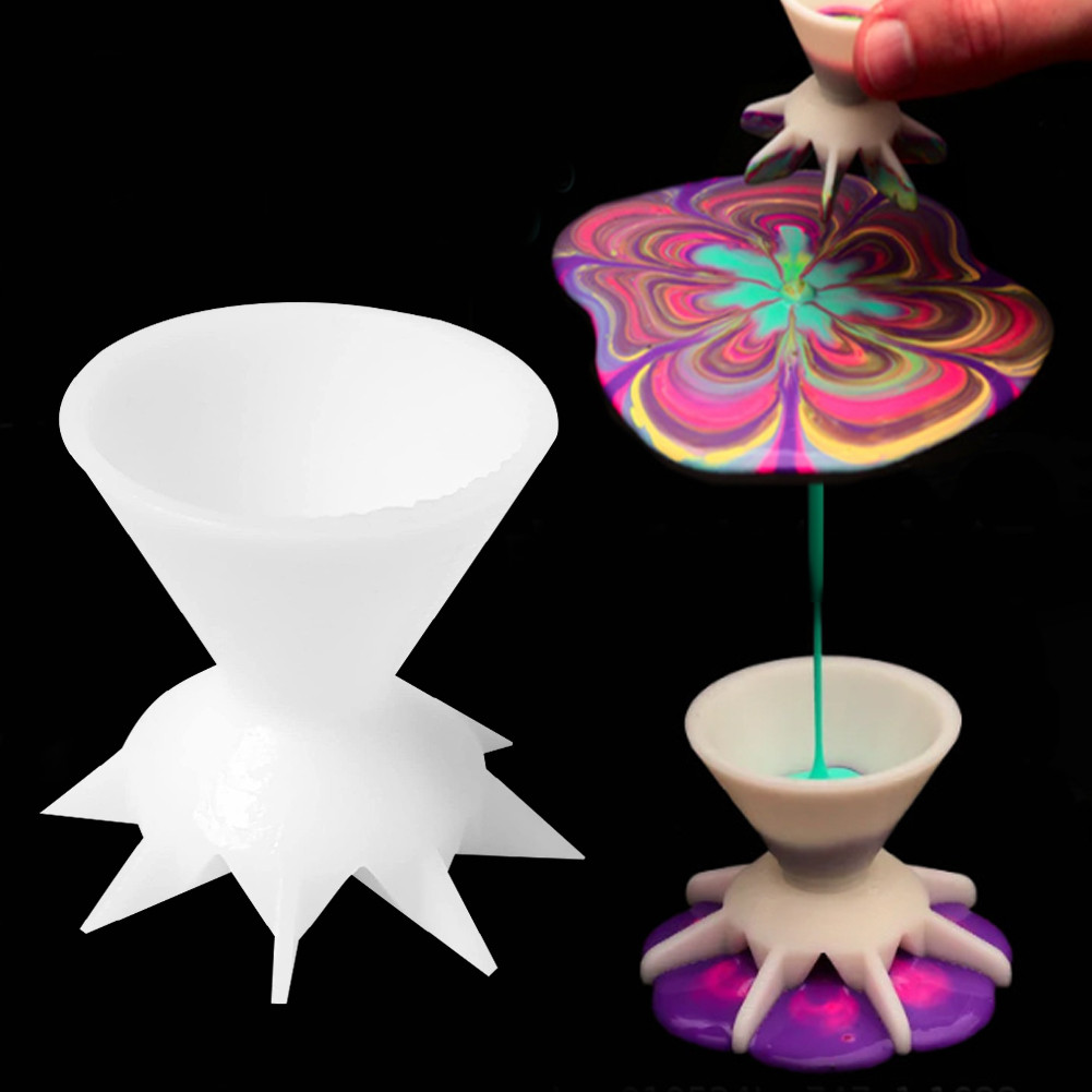 

Funnel Split Cup for Acrylic Paint Pouring DIY Making Pour Painting Supplies Painting Tools for Art Atudents