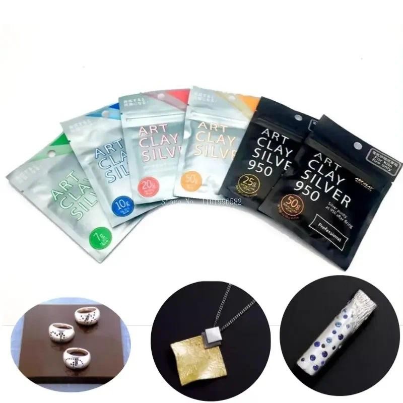 

99% Sterling Silver Clay Silver Jewelry Clay Children's Diy Ring Earrings Jewelry Pendant Making Raw Materials Pottery Tools