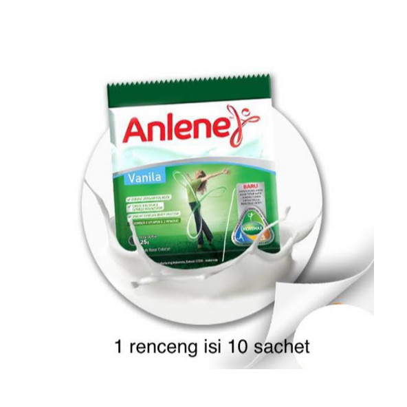 

Anlene Susu Bubuk Sachet (Harga per Renceng) - Vanila