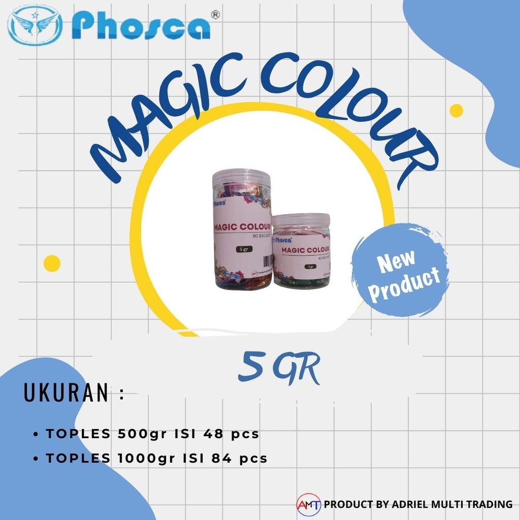 

phosca gliter halus magic colour toples 500 gr 1000 gr