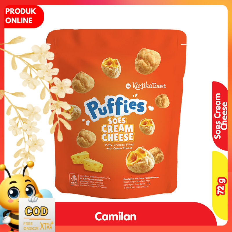 

Kartika Toast Soes Keju Krim Puffy 72 g