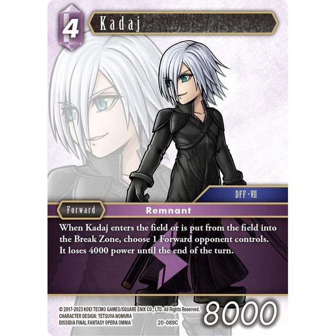 Final Fantasy TCG Kadaj 20-089 C