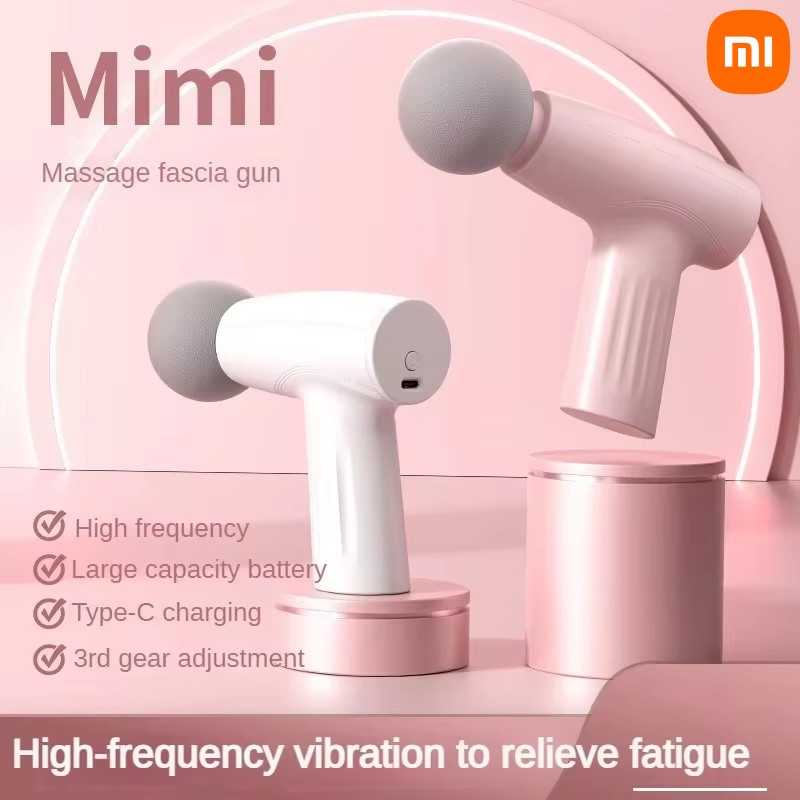 Xiaomi Handheld Muscle Mini Pink Massage Gun Deep Tissue Massage Gun Therapy Gun Fascia Gun Massager