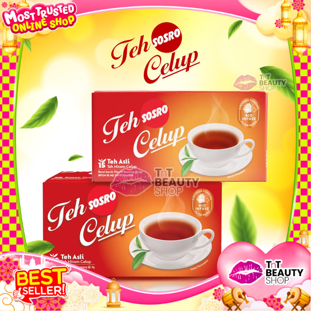 

Teh Celup Sosro - Teh Hitam Berkualitas - Tea Bag - Isi 30 - Isi 15 | TnT Beauty Shop