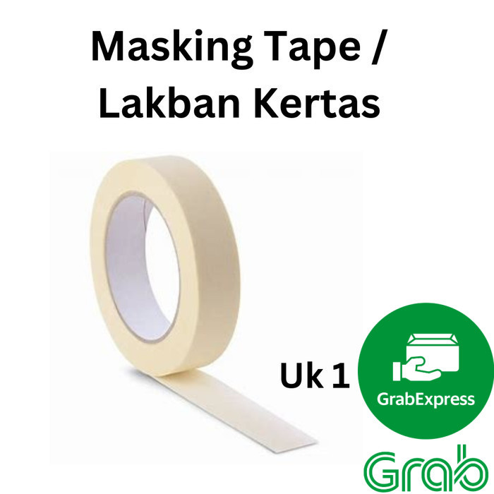 

lakban kertas murah / Masking tape 1 inch