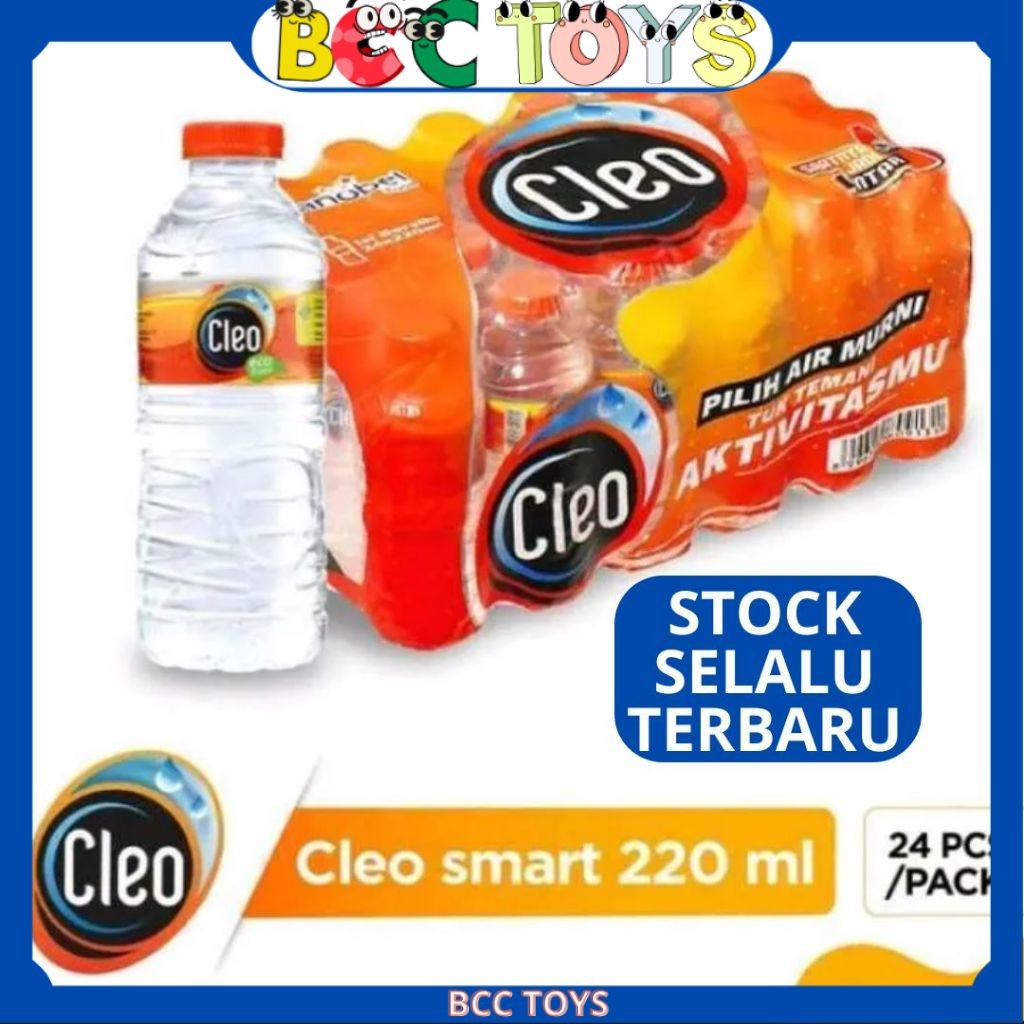 

Air Mineral CLEO Mini Smart 220 ML Isi 24 Botol PER PACK BCC