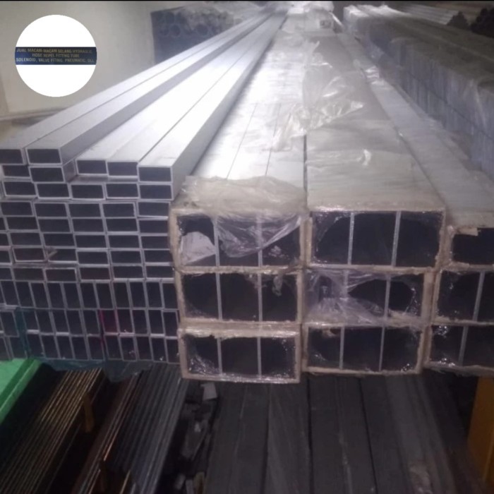alumunium hollow 6063 30×30×2mm×6000